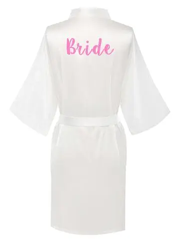 White Wedding Nightgowns - Letter Robe