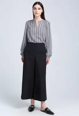 Wide Leg Straight Cut Culottes