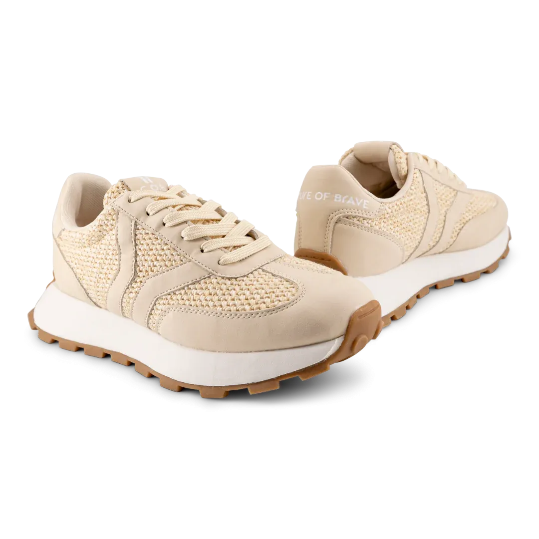 WOMEN'S C.O.B by CULTURE OF BRAVE HOPE SNEAKER | ECRU / ECRU WINGS