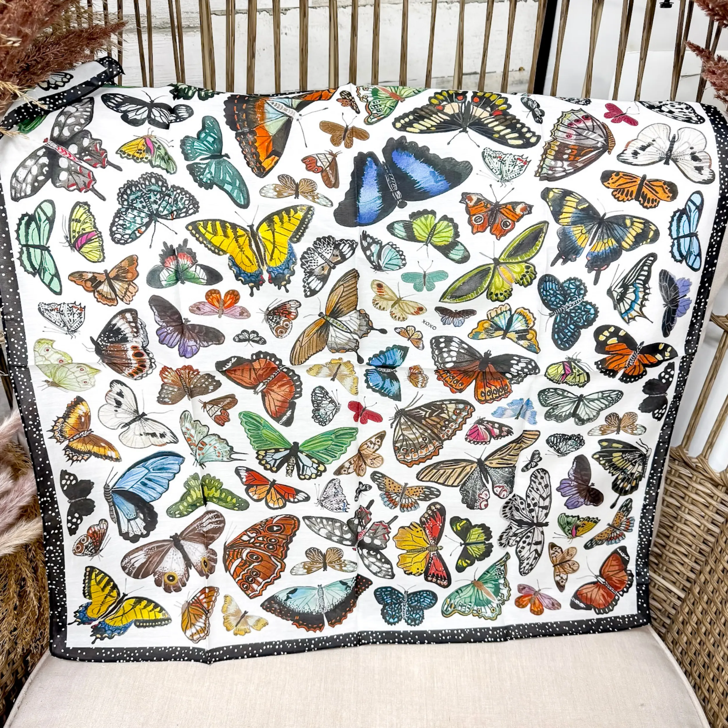 XOXO Art & Co | Butterflies Shorty Wild Rag