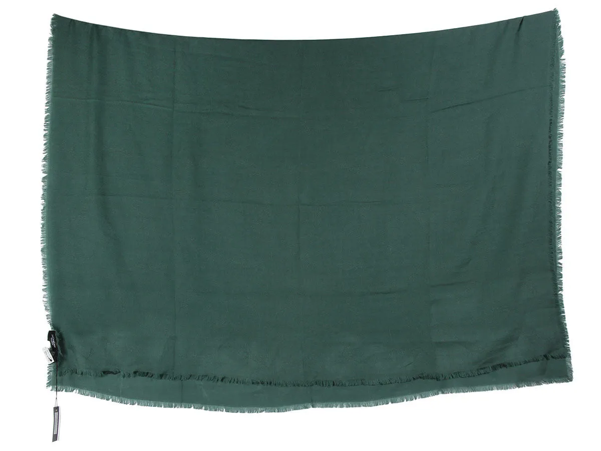 YSL Green Logo Shawl